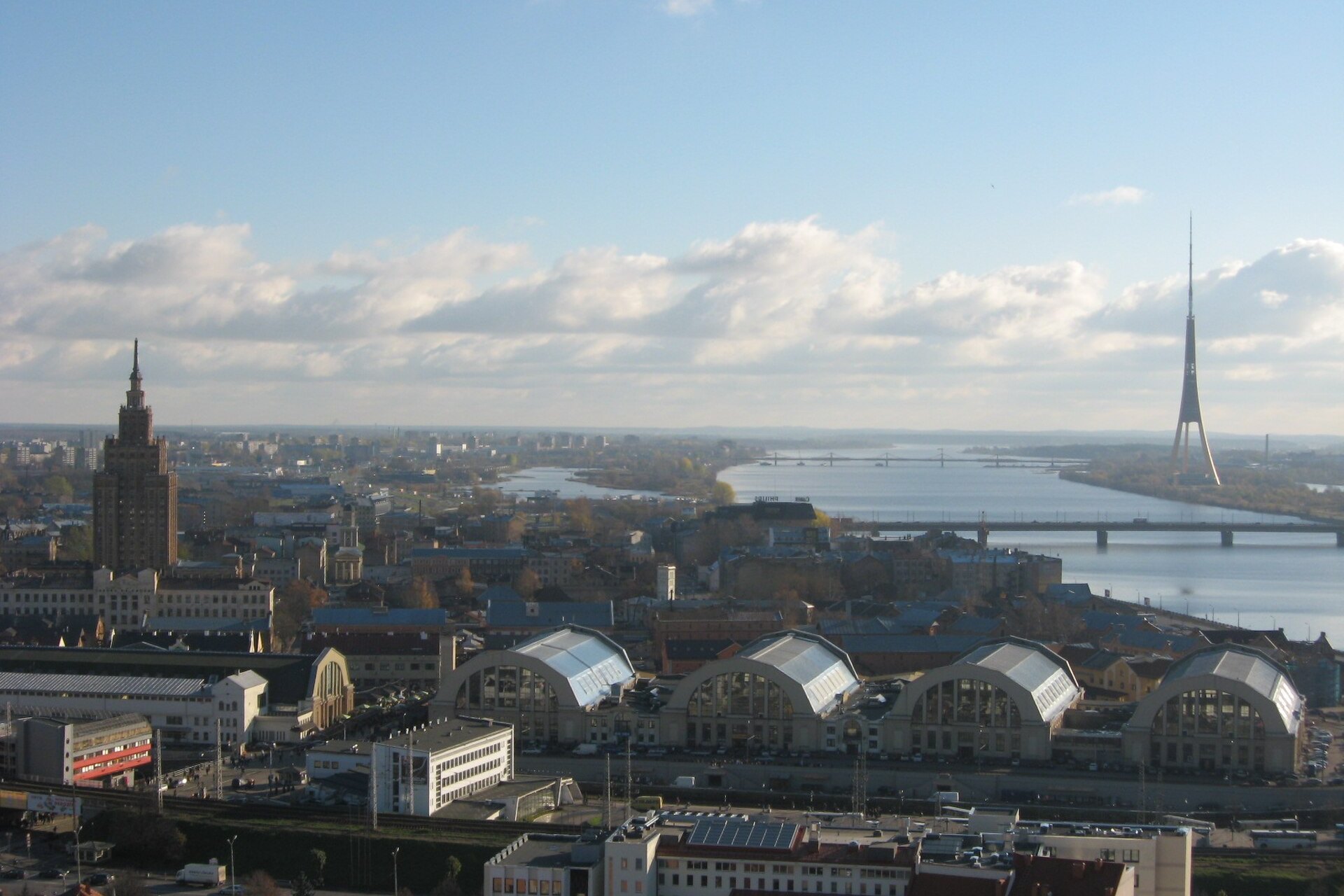 Panorama of Riga, Latvia