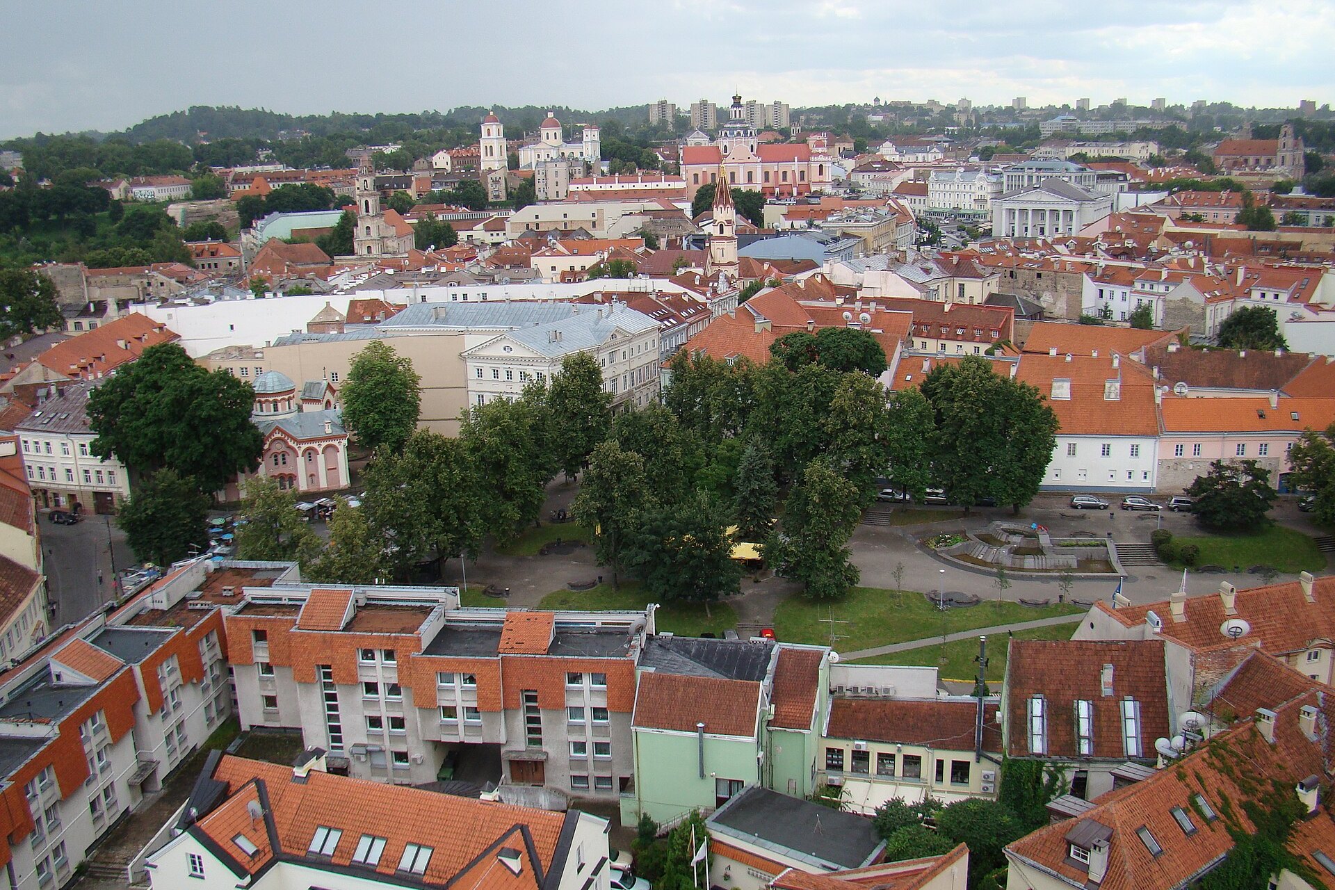 Rooftops of Vilnius Old Town, Lithuania