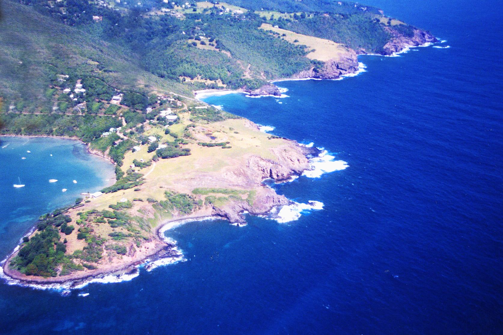 Friendship Bay on the south coast of Bequia, St. Vincent and the Grenadines