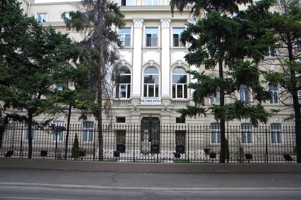 A historic building in central Bucharest