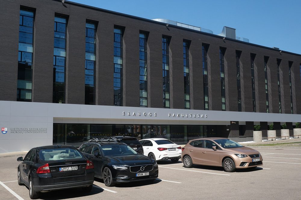 A Lithuanian University of Health Sciences building in Kaunas
