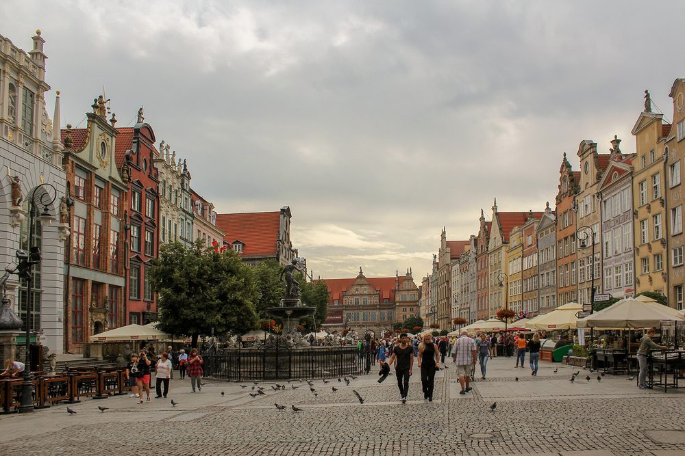 Long Market (Długi Targ) in Gdańsk