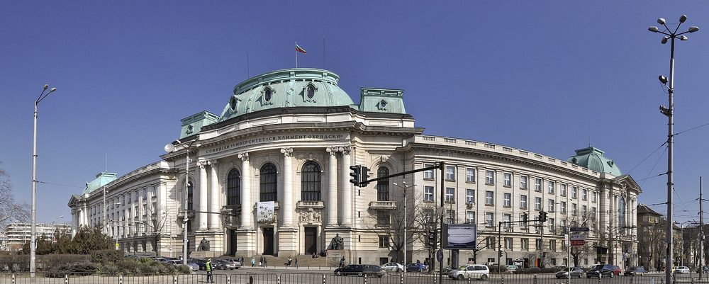 Central Sofia with the Sofia University building