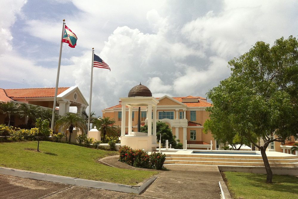 The St. George's University campus at True Blue, Grenada